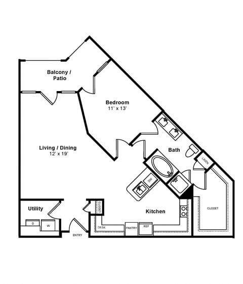 Palmero Floor Plan at The Monterey by Windsor
